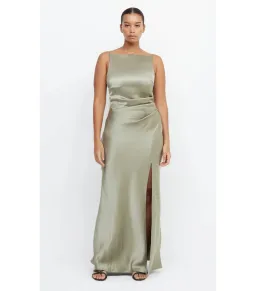 Bec & Bridge the Dreamer Maxi Dress in Sage Size AU 12 for rent on The Volte - image 1
