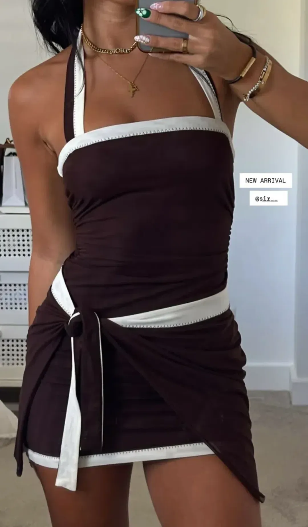 SIR the Label Jacques Mini Dress - Size 2 for rent on The Volte - main image