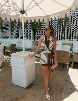 Exclusive SIR Portia Wrap Halter Mini Dress - Size 1 for rent on The Volte - image 1