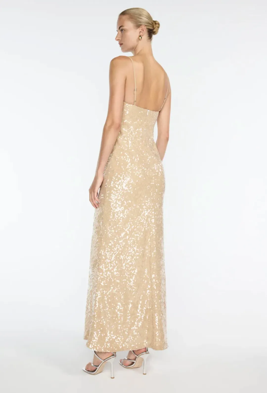 Manning Cartell Light Angles Slip Dress Gold Nude Size 10 for rent on The Volte - main image