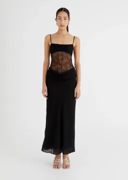 Benni Gabriel Maxi Dress Black Size 10 for rent on The Volte - image 1