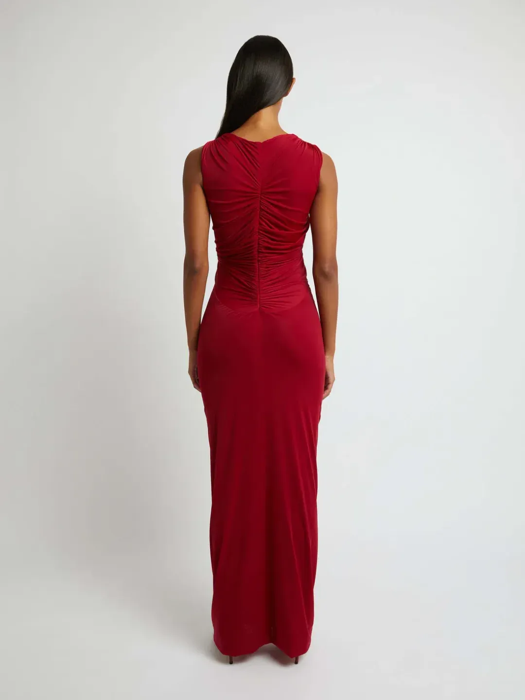 Christopher Esber Venus Tank Dress Cherry Size 8 for rent on The Volte - main image