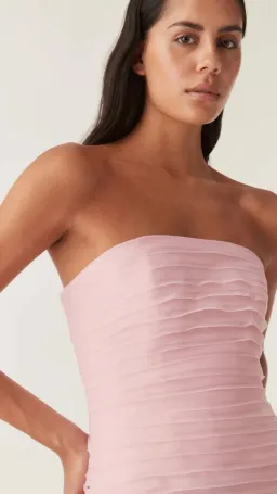 AJE Soundscape Dress in Pink Size 6 for rent on The Volte - image 3
