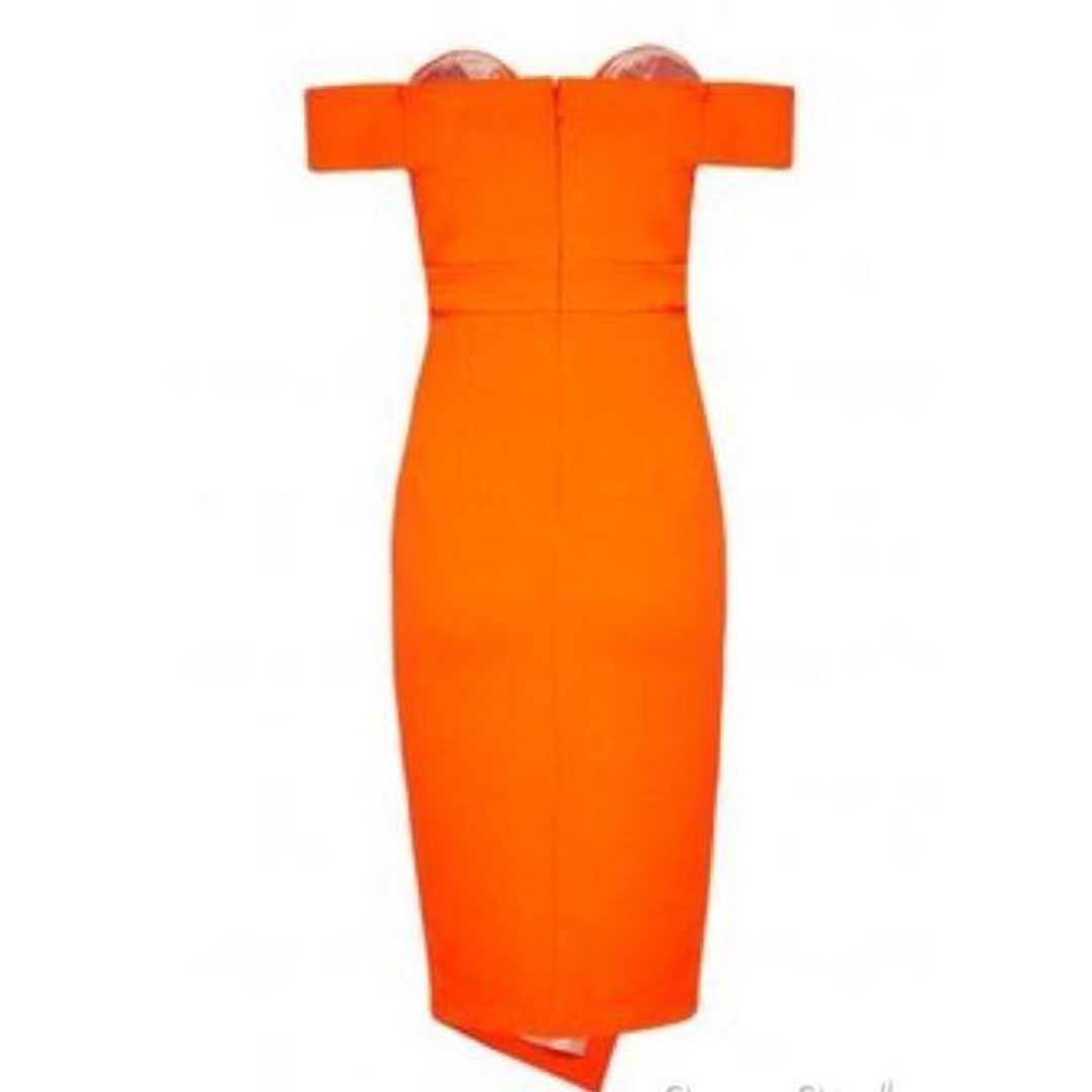 Sheike Diva Dress Orange Size 14 for rent on The Volte - main image