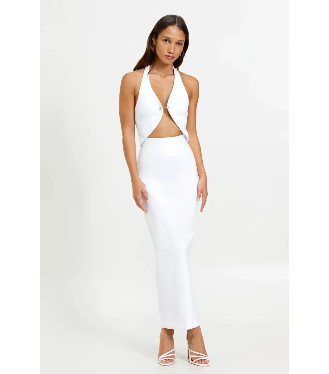Lexi Pirro Dress White Size AU 8 for rent on The Volte - main image