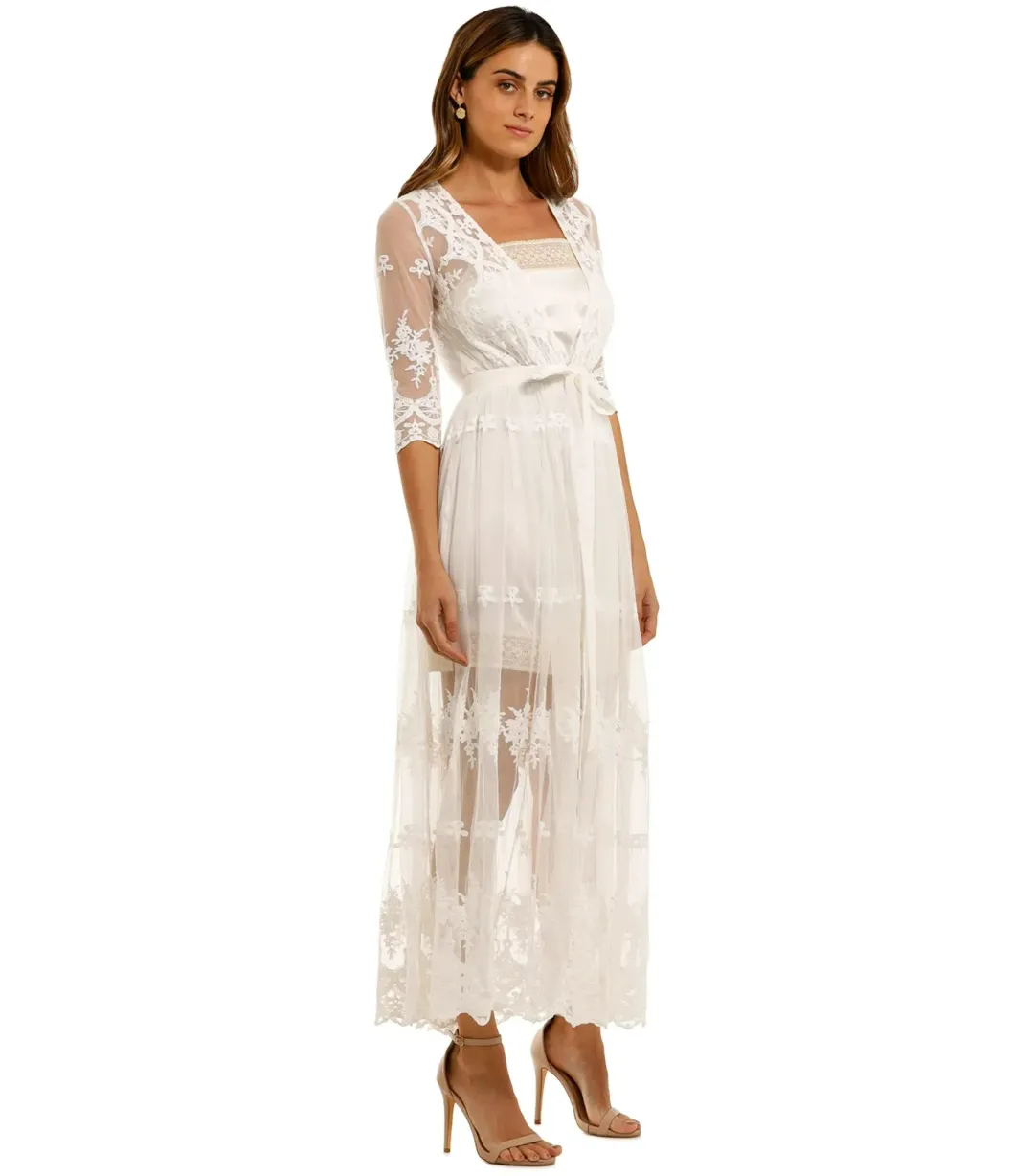 Spell Canyon Moon Mesh Duster White Size XL / AU 14 for rent on The Volte - main image