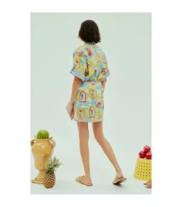 Alemais Emilio Shirt Multi Size AU 12 for rent on The Volte - image 3
