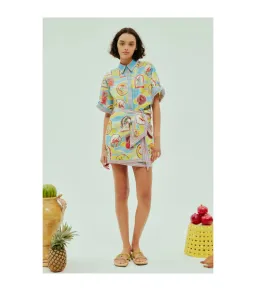 Alemais Emilio Shirt Multi Size AU 12 for rent on The Volte - image 1