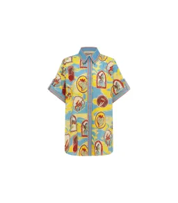Alemais Emilio Shirt Multi Size AU 12 for rent on The Volte - image 4