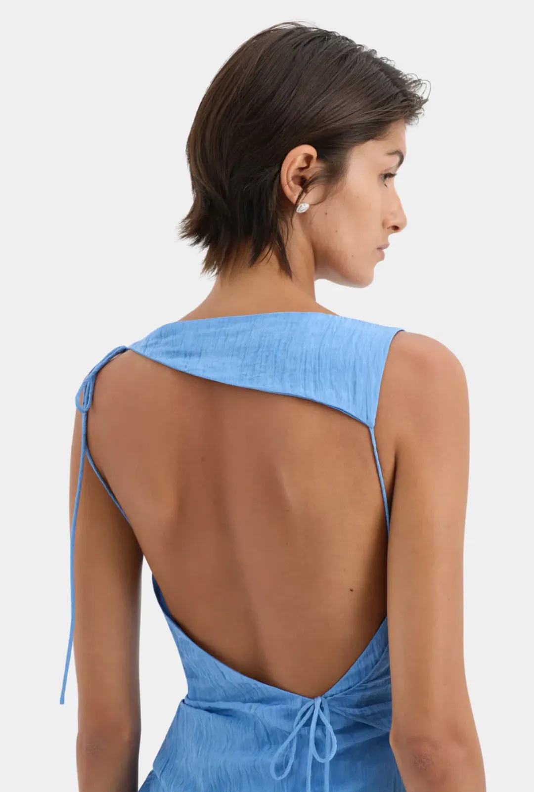 Sir the Label Ligera Mini Dress Cornflower Blue Size 1 / AU 8  for rent on The Volte - main image