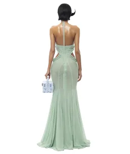 Huelleyrose Darya Dress Green Size AU 8 for rent on The Volte - image 3