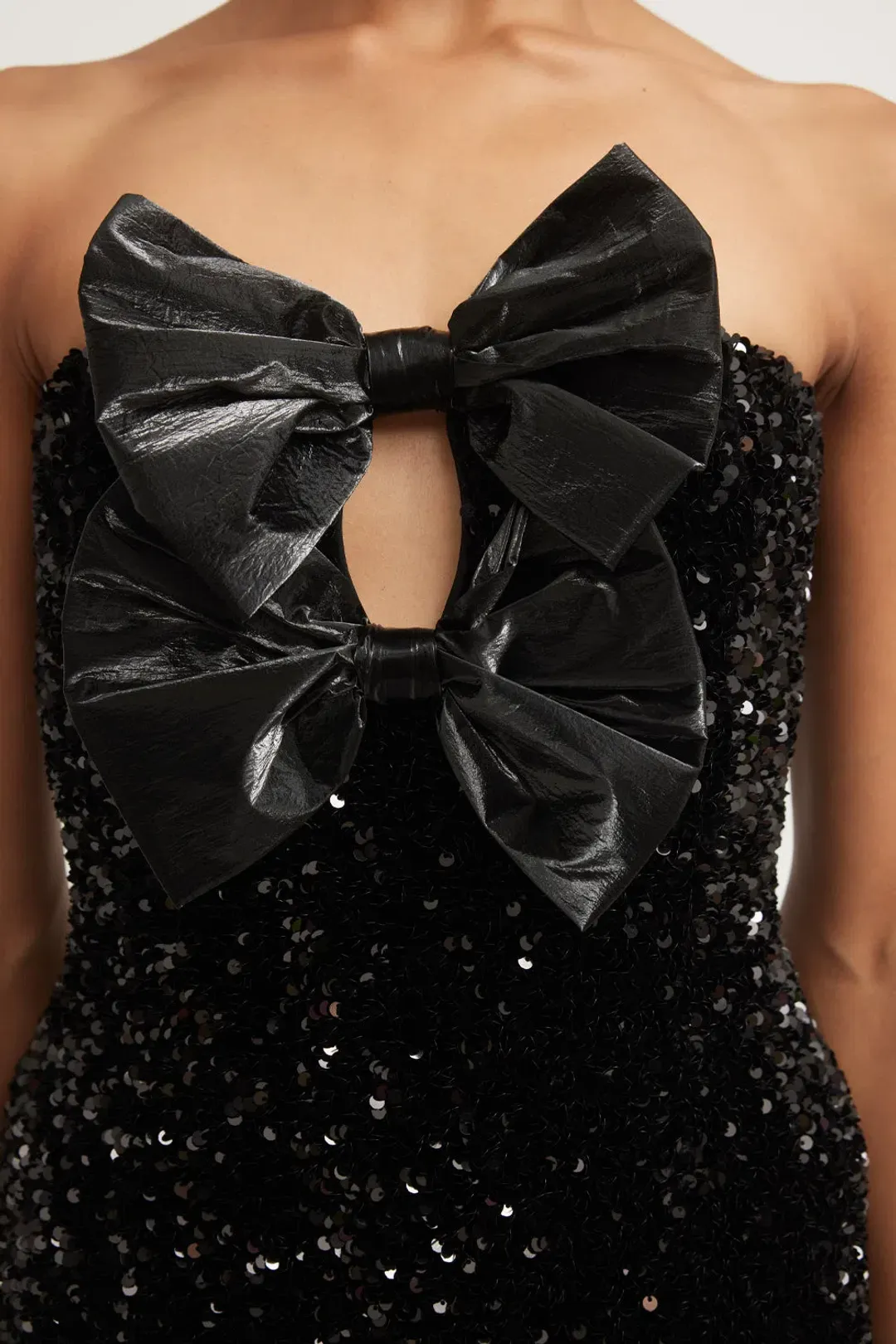 TOJHA Harlynne Dress Black Sequin Size M / AU 10 for rent on The Volte - main image