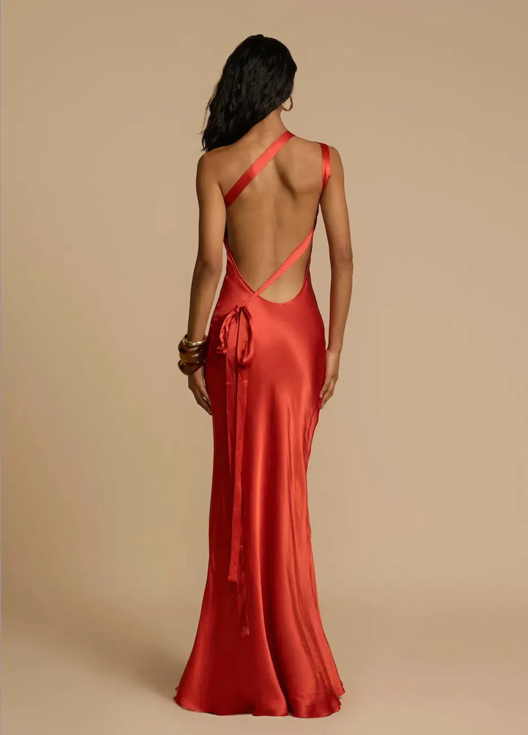 Arcina Ori Monqiue Dress Rust Size S / AU 8 for rent on The Volte - main image
