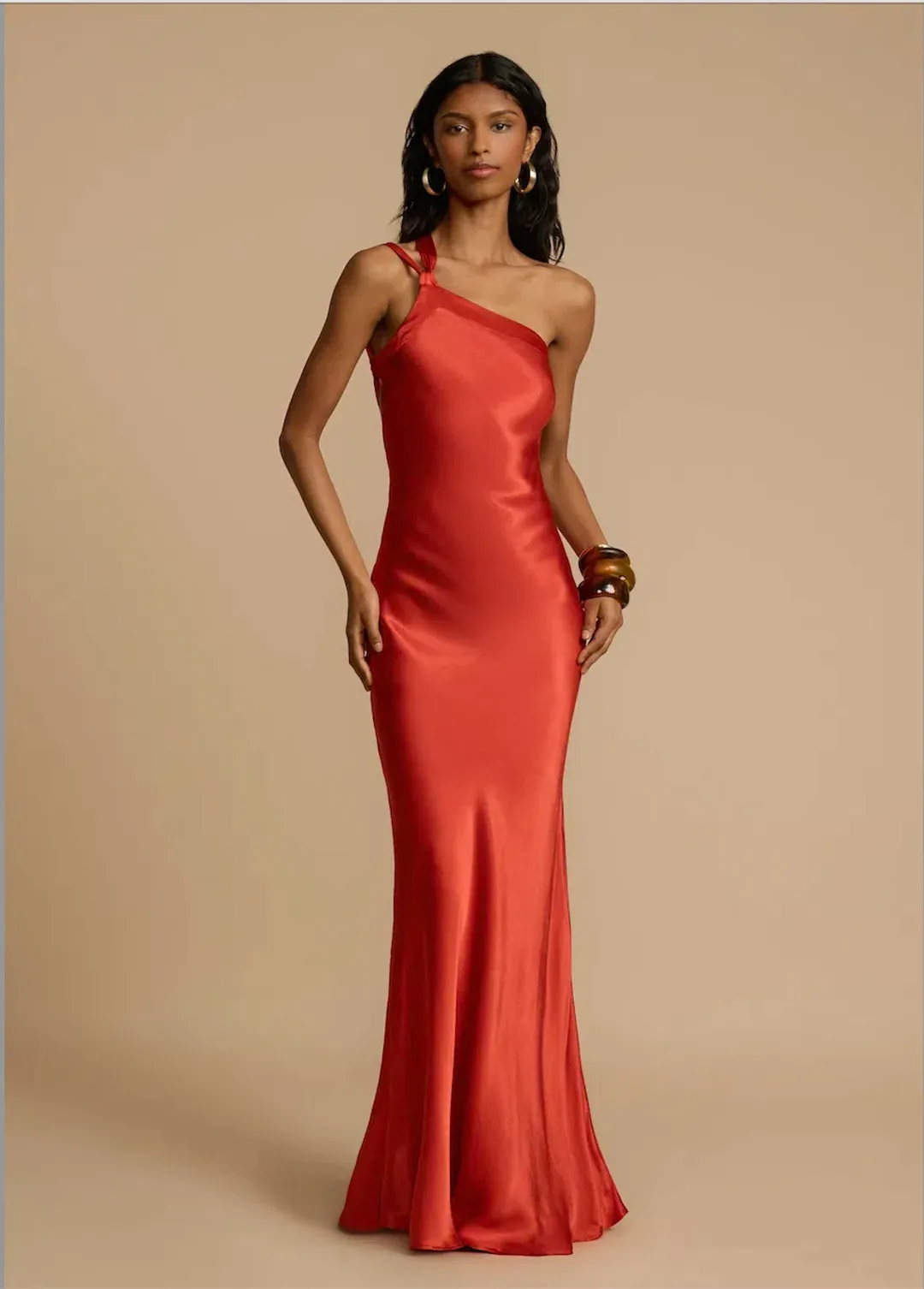 Arcina Ori Monqiue Dress Rust Size S / AU 8 for rent on The Volte - main image