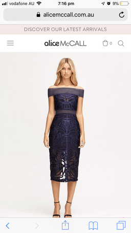 Alice McCall - LUNAR ECLIPSE MIDI DRESS for rent on The Volte - image 1