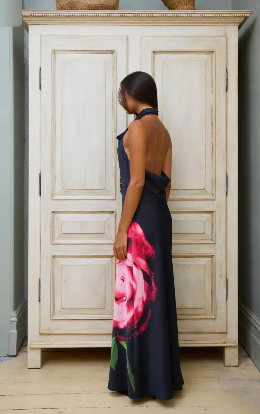 Harper Lu cowl slip halter dress size s-m for rent on The Volte - main image