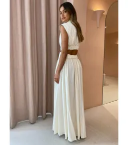 Camilla and Marc Oriella Dress in Cream Size AU 6 for rent on The Volte - image 3
