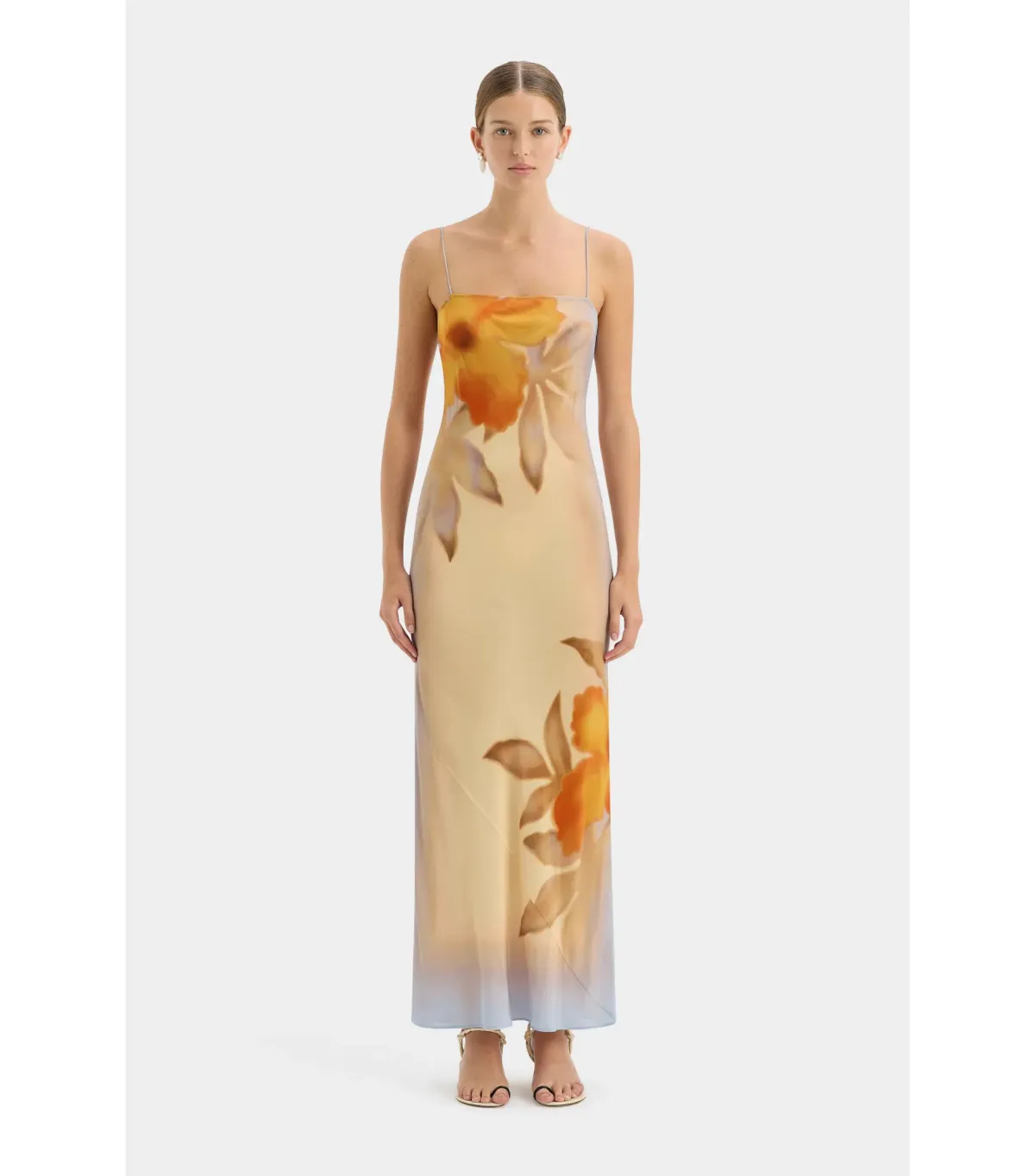 Sir Serene Slip Dress in Sequoia Floral Size 2 / AU 10 for rent on The Volte - main image