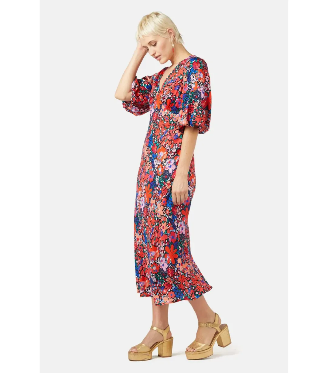 Gorman Petal Dance Party Dress Print Size AU 12 for rent on The Volte - main image