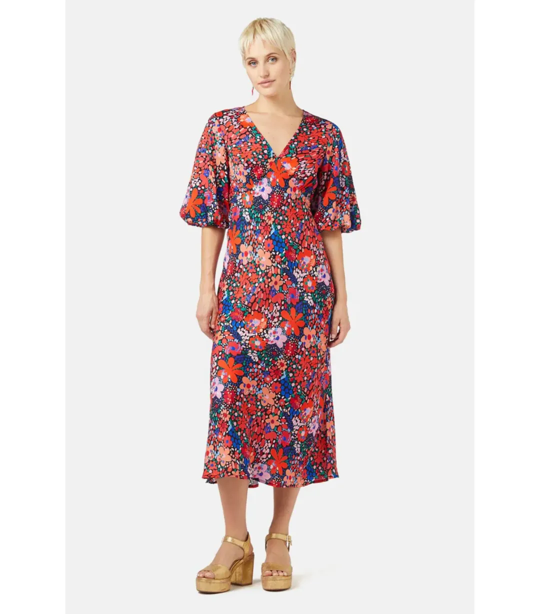 Gorman Petal Dance Party Dress Print Size AU 12 for rent on The Volte - main image
