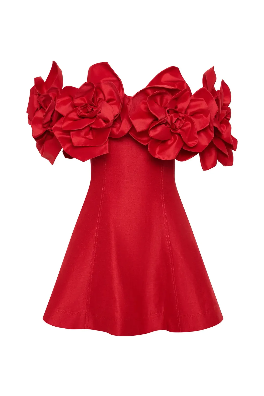 Aje Etta Mini Dress in Scarlet Red Size AU 10 for rent on The Volte - main image