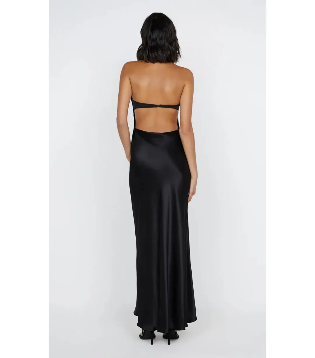 Bec & Bridge Zari Strapless Dress in Black Size AU 10 for rent on The Volte - main image