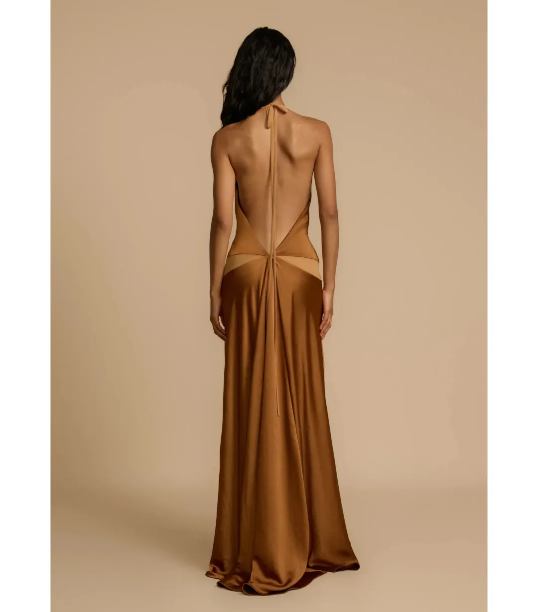 Arcina Ori Devora Dress Brown Size AU 6 for rent on The Volte - main image