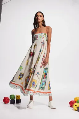 Alemais Players Sundress Multi Size 16 for rent on The Volte - image 1