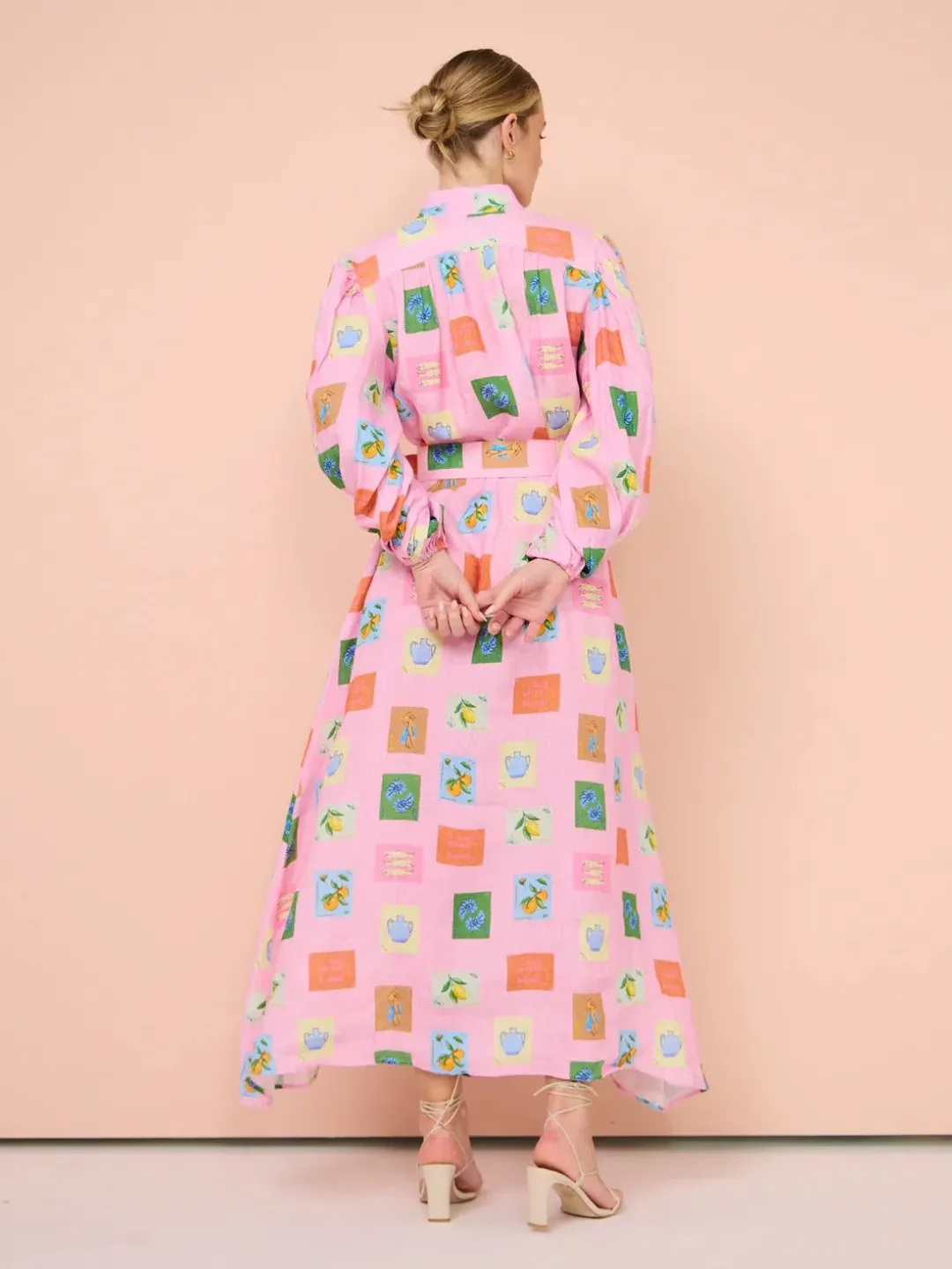Palm Noosa Noddy Dress Pink Emblem Size 14 for rent on The Volte - main image