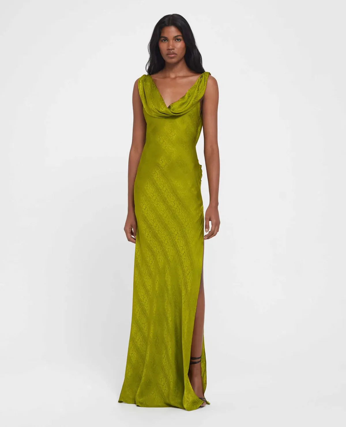 Rat & Boa Navarra Dress Lime Size 8 for rent on The Volte - main image