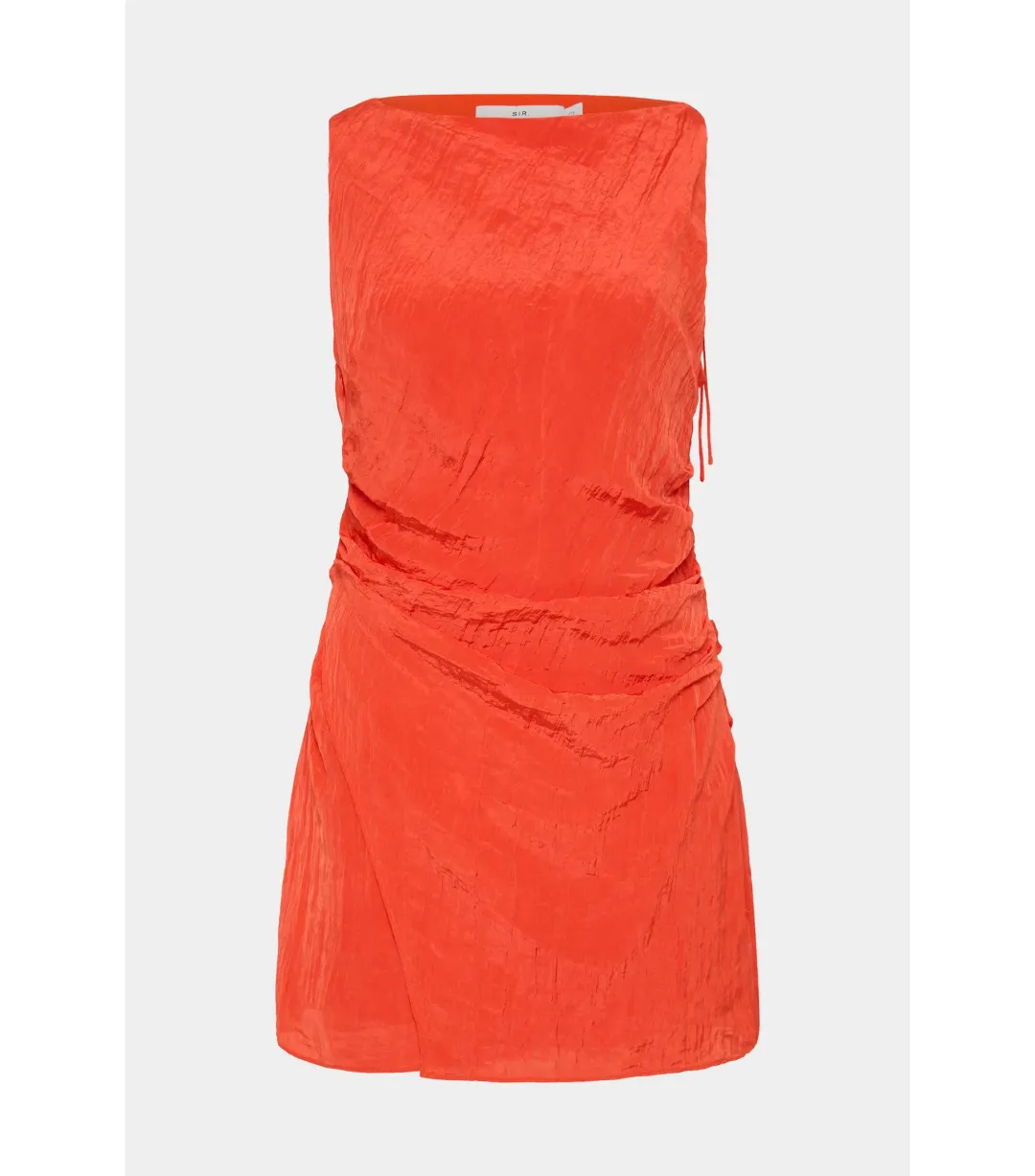 Sir the Label Ligeria Mini Dress in Tangerine Red Size 2 / AU 10 for rent on The Volte - main image