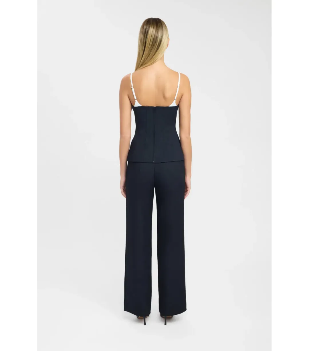 Kookai Ariel Contrast Top Black Size 38 / AU 10 for rent on The Volte - main image