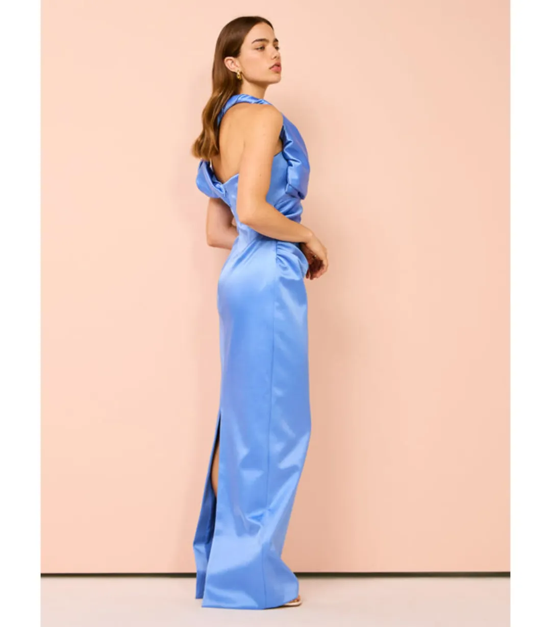 Rachel Gilbert Larna Gown Cornflower Blue Size 3 / AU 12  for rent on The Volte - main image