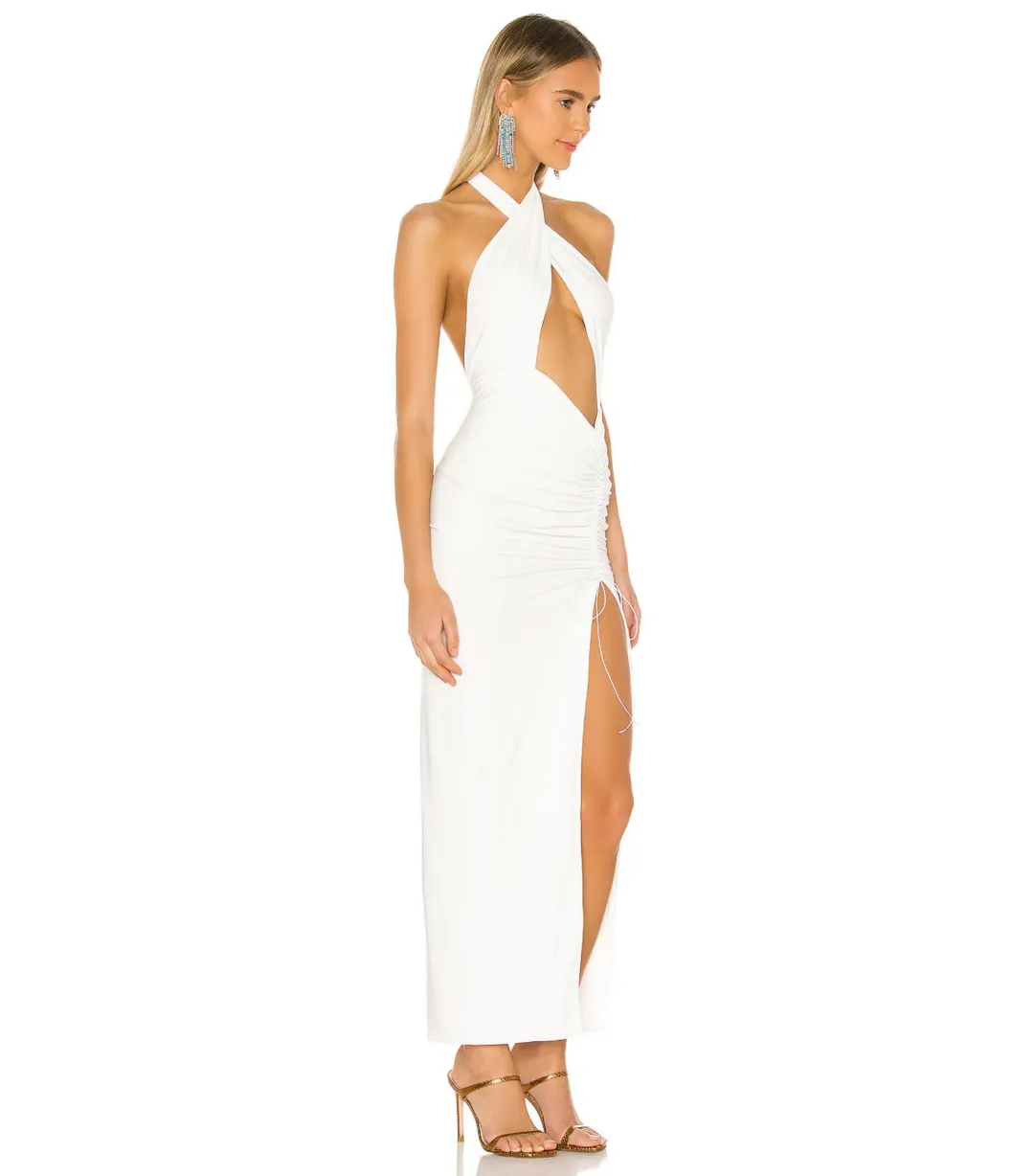 Natalie Rolt Sasha Gown White Size 2 / AU 10 for rent on The Volte - main image