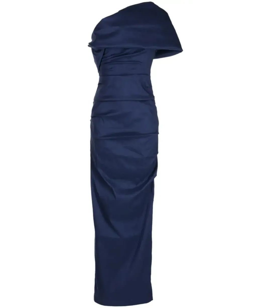 Rachel Gilbert Kat Gown Maxi Dress in  Navy Size 1 / AU 8 for rent on The Volte - main image