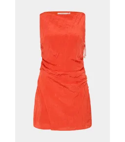 Sir the Label Ligera Mini Dress Tangerine Size AU 10  for rent on The Volte - image 7