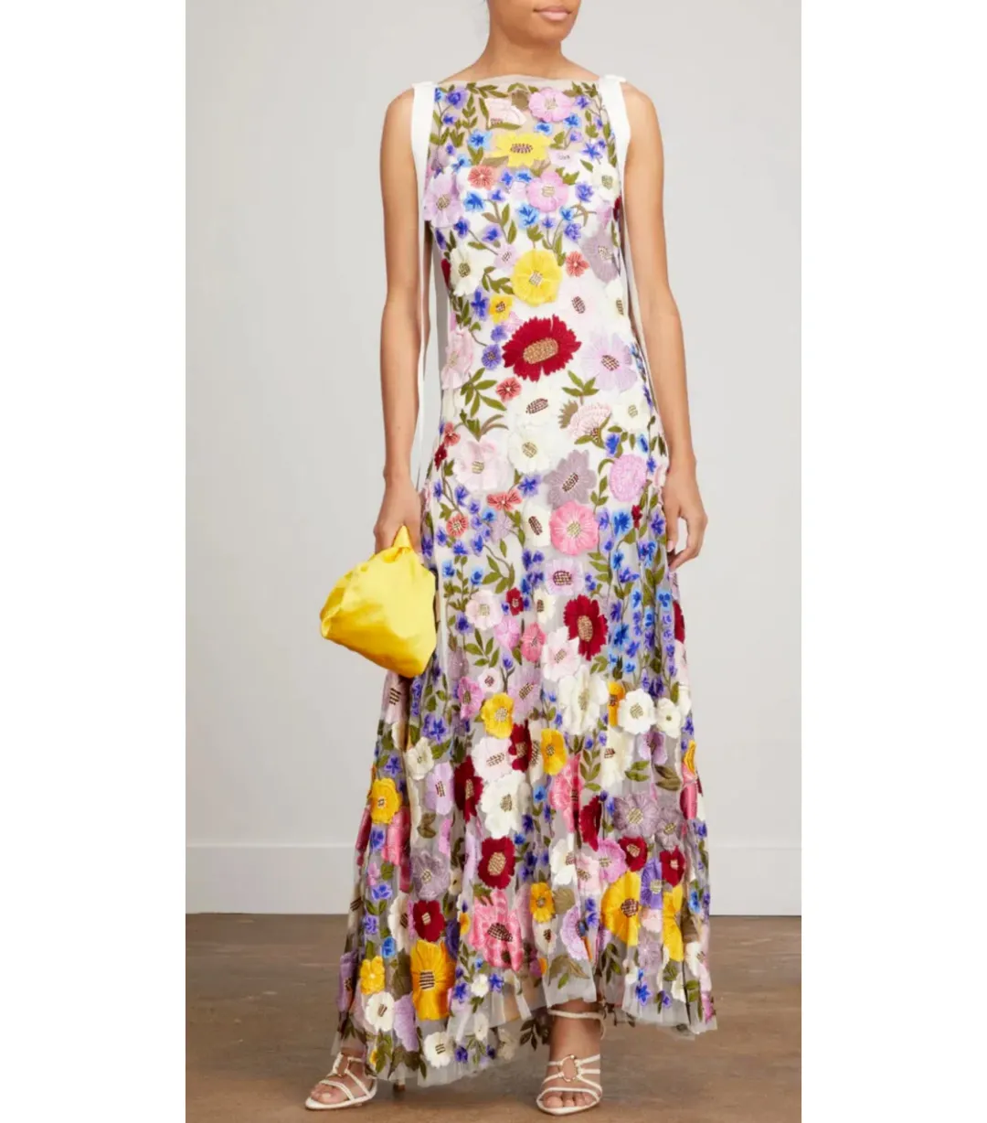 Rachel Gilbert Nya Gown Floral Size AU 8 for rent on The Volte - main image