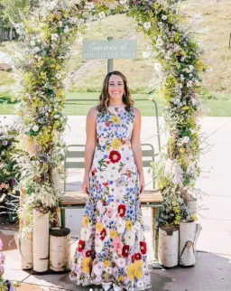 Rachel Gilbert Nya Gown Floral Size AU 8 for rent on The Volte - image 3