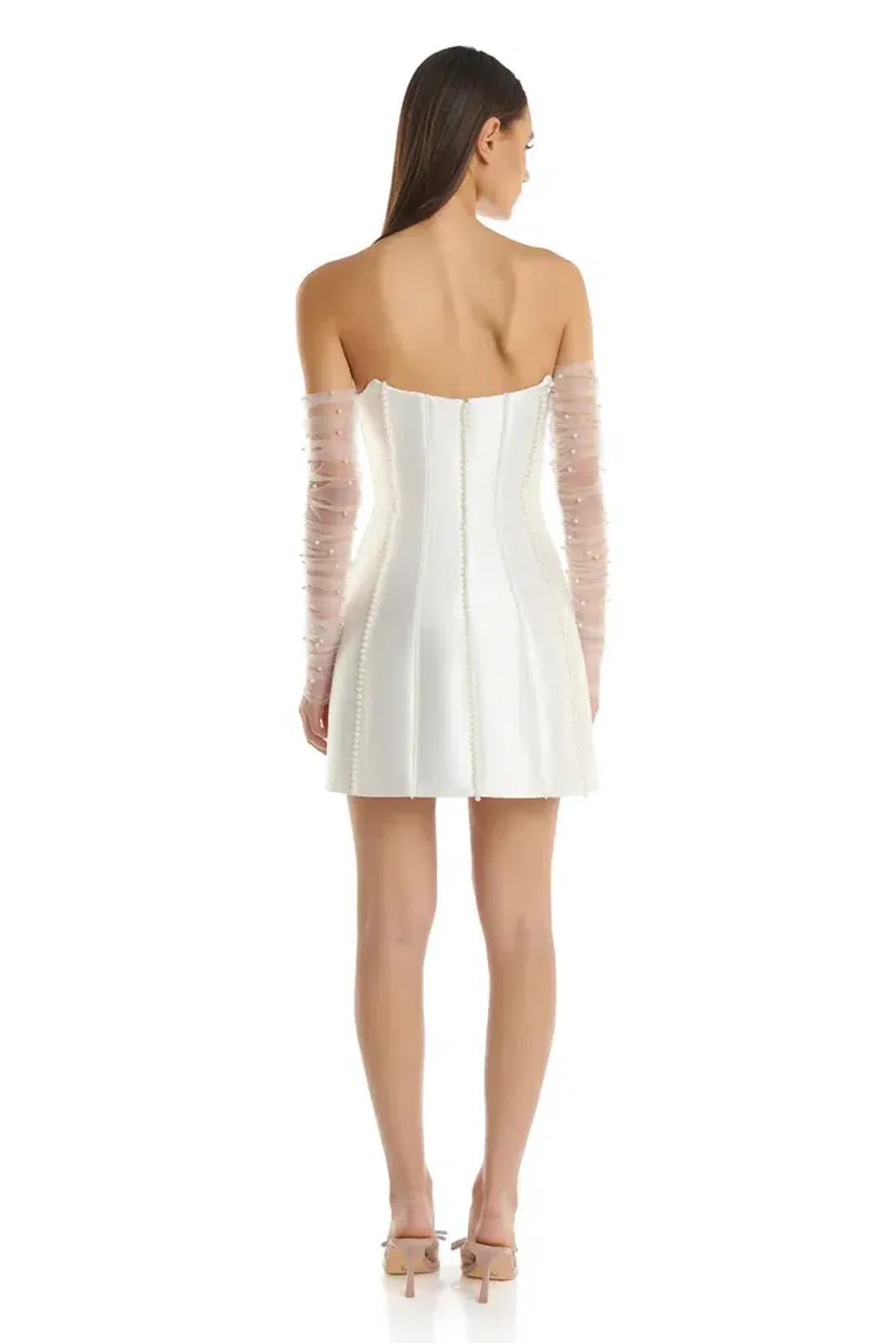Eliya The Label Kayla Dress White Size 10  for rent on The Volte - main image