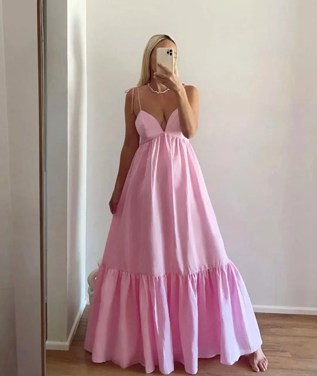 Steele Leonora Maxi Dress Pink Size M / Au 10 for rent on The Volte - main image