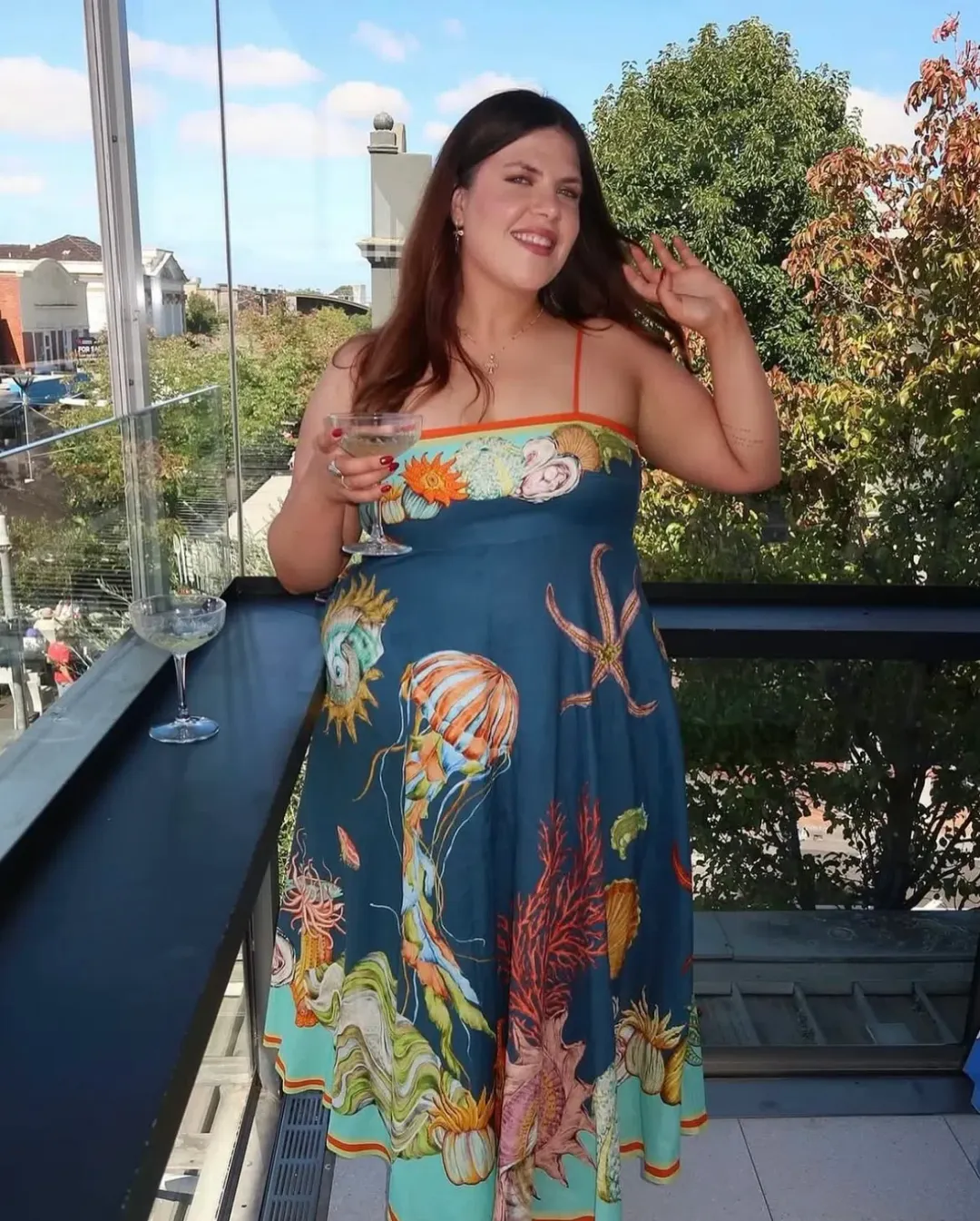 Alemais Dorian Sundress Multi Size 16  for rent on The Volte - main image