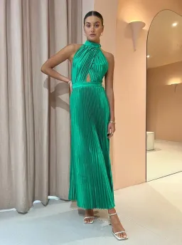 L'Idee Renaissance Gown in Bright Green Size AU 10  for rent on The Volte - image 2