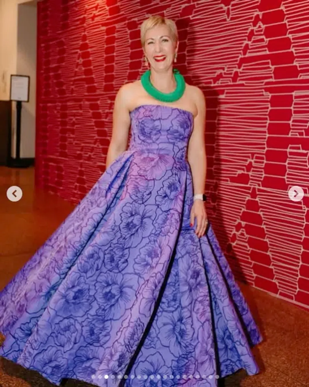 Leo Lin Nora Bustier Maxi Dress in Lavender Size AU 16 for rent on The Volte - main image