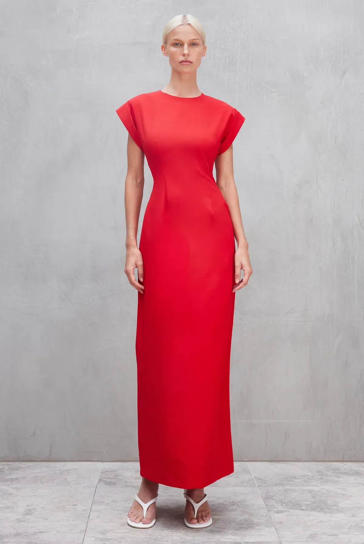 Sofia Irina Renee Maxi Dress Red Size 8  for rent on The Volte - main image