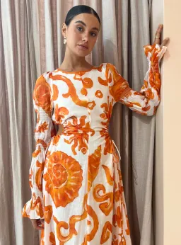 Kate Ford Elis Cut Out Gown Multi Size 4 / AU 14 for rent on The Volte - image 2