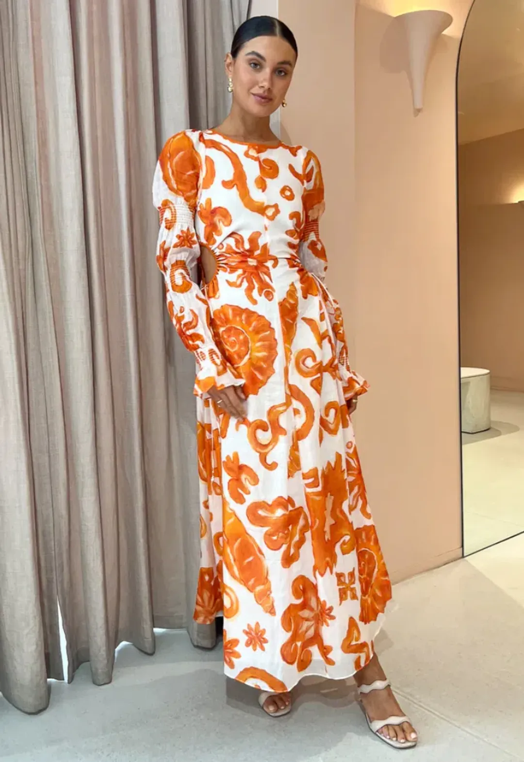 Kate Ford Elis Cut Out Gown Multi Size 4 / AU 14 for rent on The Volte - main image