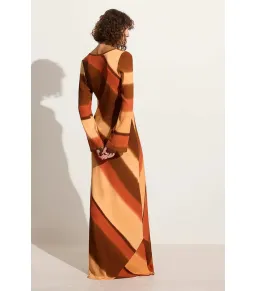 Faithfull the Brand Da Costa Maxi Dress Venezia Tie Dye Size AU 6 for rent on The Volte - image 3