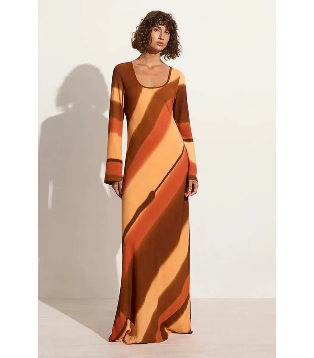 Faithfull the Brand Da Costa Maxi Dress Venezia Tie Dye Size AU 6 for rent on The Volte - main image