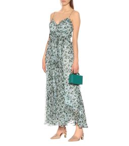 Lee Mathews Nina Silk Crinkle Cami Dress Floral Size 10 for rent on The Volte - image 2