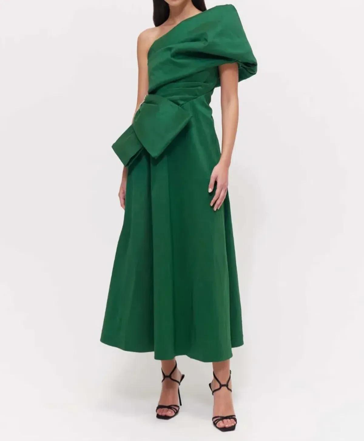 Rachel Gilbert Archer Dress in Green Size 2/AU10 for rent on The Volte - main image